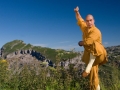 Shaolin Ãsterreich, MÃ¶nch, Meister, Shi Yan Liang, Outdoor-Shooting, Kleinwalsertal/Ãsterreich, 06.08.2008